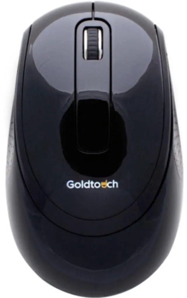Alt view image 4 of 5 - Goldtouch KOV-GTM-100W 2.4 GHz Wireless Ambidextrous Mouse (Black)