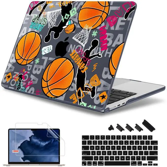 Main image of May Chen Compatible with M4 MacBook Air 15 inch Case 2025 2024 2023 A3241 A3114 M3 A2941 M2 with Liquid Retina Display & Touch ID, Plastic Hard Shell with Keyboard Cover - Boy Baseball