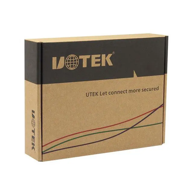 Alt view image 5 of 5 - UOTEK USB to 2 Ports RS232 Converter Adapter, DB9 pin Adopts UK FTDI Chipset, Win XP/Vista/7/8/10/CE/Mac/Linux Supports 4.9ft Length UT-8812