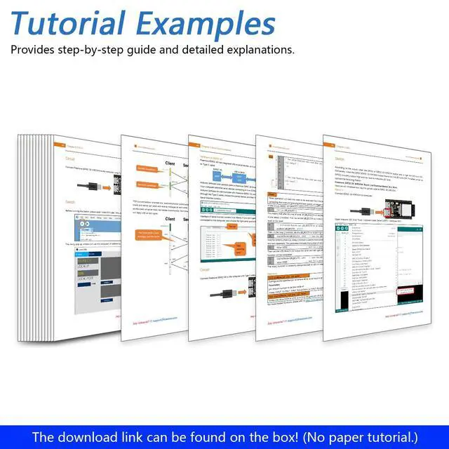 Alt view image 5 of 5 - Freenove ESP32-S3 ESP32 S3 Board Lite (2 Pack), Dual-core 32-bit 240 MHz Microcontroller, Onboard Wireless, Python C Code, Example Projects Tutorial