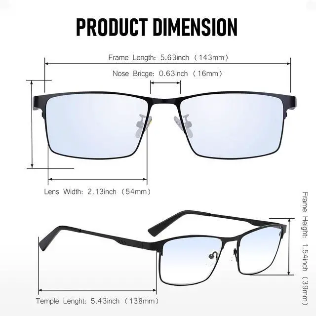 Alt view image 5 of 5 - Khirhf Color Vision Deficiency Correcting & Enhancing Glasses for Red Green Colour Blindness