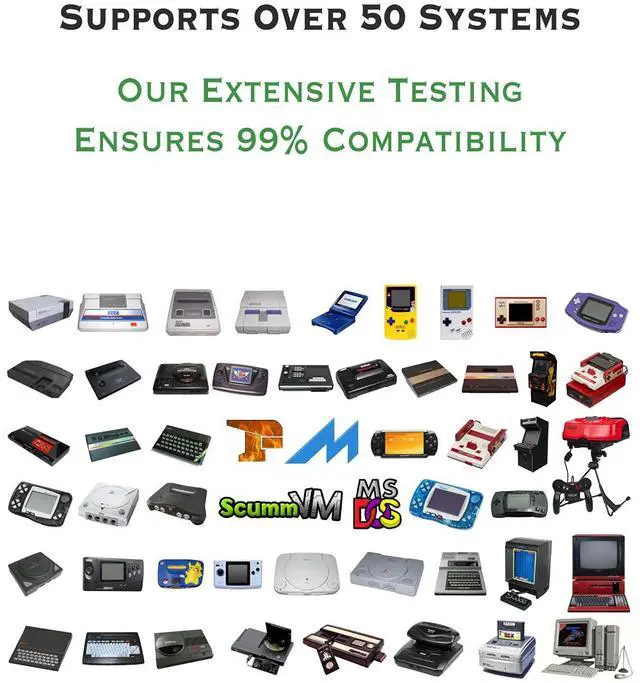 Alt view image 4 of 5 - Sonicon Preloaded RetroPie Batocera Emulator MicroSD Card w/DC/PS1/Sega/Atari/Arcade for Raspberry Pi, Plug Play - 64GB (for Pi 5)