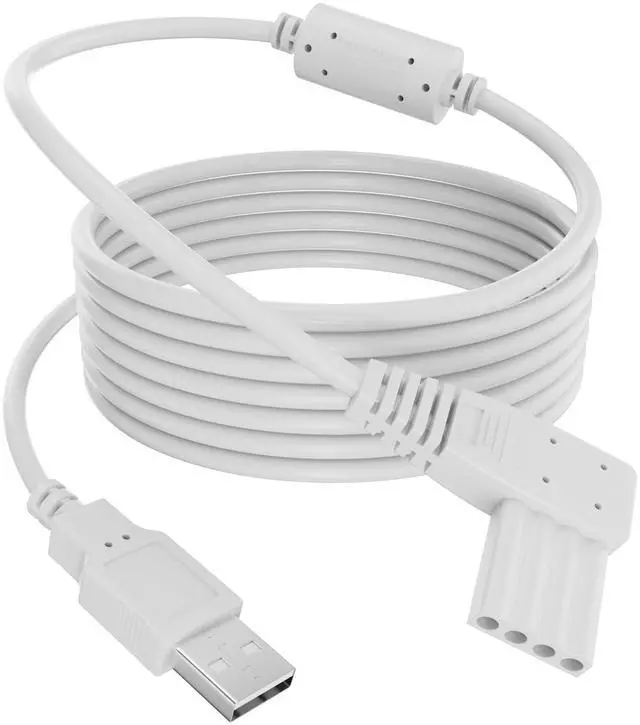 Alt view image 2 of 5 - Sigely USB Power Supply Cord Compatible with Moog Zevex Enteralite Infinity Pump Power Charging Cable (White)