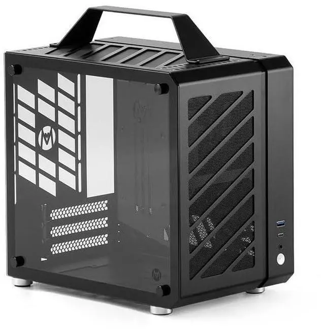 Main image of Mechanic Master Cool Cube Series C25Plus Mini-ITX Case/Alumium/Steel/GPU Length Within 269mm, ATX14cm/SFX/L PSU Computer Case