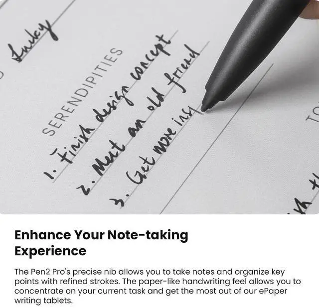 Alt view image 3 of 5 - BOOX Magnetic Pen2 Pro with Ereaser DO NOT USE ON Tab X C Go Color 7 Gen II Go 7