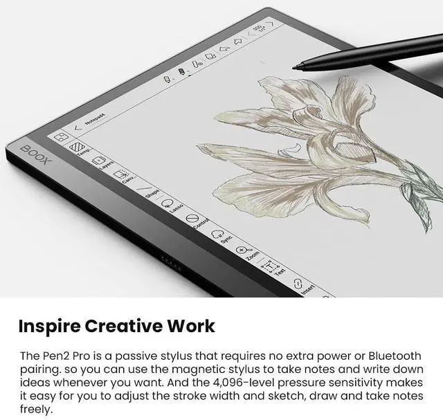 Alt view image 4 of 5 - BOOX Magnetic Pen2 Pro with Ereaser DO NOT USE ON Tab X C Go Color 7 Gen II Go 7
