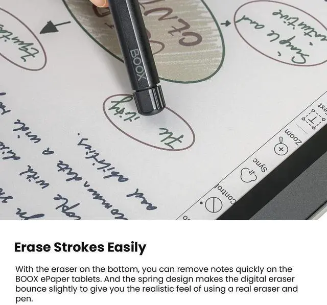 Alt view image 5 of 5 - BOOX Magnetic Pen2 Pro with Ereaser DO NOT USE ON Tab X C Go Color 7 Gen II Go 7