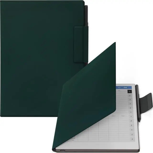 Main image of UMUBUHOMS Magnetic Case for 11.8'' Remarkable Paper Pro, Lightweight Book Folio Cover for Remarkable Paper Pro Color Tablet 2024 Released with Auto Wake/Sleep (Green)