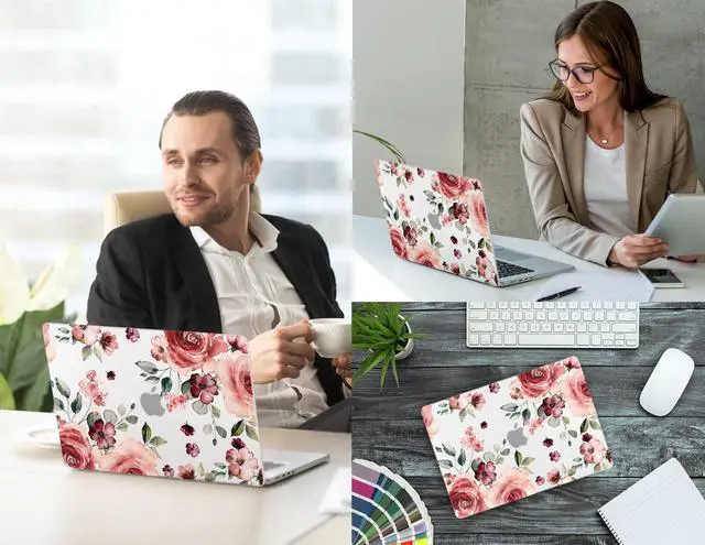 Alt view image 5 of 5 - CISSOOK Matte Frosted Floral Hard Shell Case for MacBook Pro 14 Inch 2025 2024 2023 2021 Release Model M5 M4 M3 M2 M1, Case for MacBook Pro 14" with Touch ID