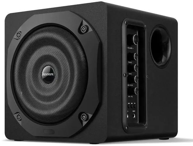 Alt view image 2 of 5 - ZQMMSPK Computer Speakers with Subwoofer, 2.1 Gaming Speaker System for Desktop PC, 6.5" Deep Bass, Bluetooth 5.3, AUX/RCA/Optical/Coaxial, Surround Sound for PC/Monitor/TV - Black
