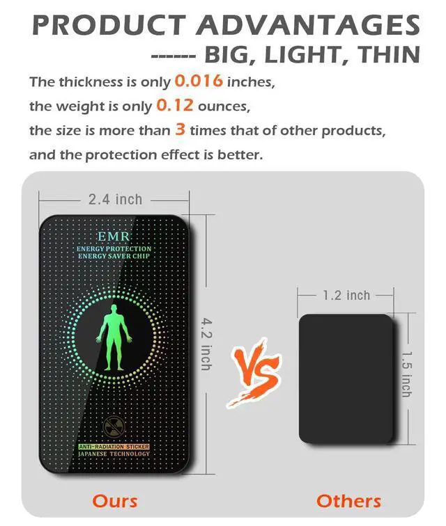 Alt view image 2 of 5 - Stickers for Cell Phones/Laptops/Tablets/All Devices, Large Area Protection, [Trimmable], [Reusable], Suitable for Anyone, 4.2 x 2.4 x 0.015 inches - (10 Pcs)