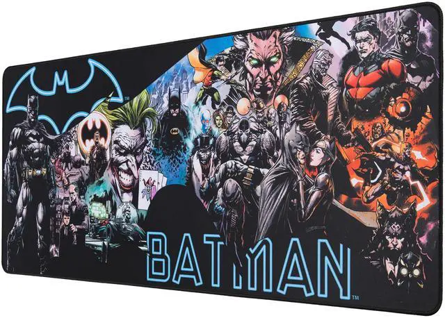 Main image of DC Comics Batman XXL Mouse Pad 35 in x 15.7 in - Gift Batman Gaming Desk pad 90 cm x 40 cm - Official Licensed