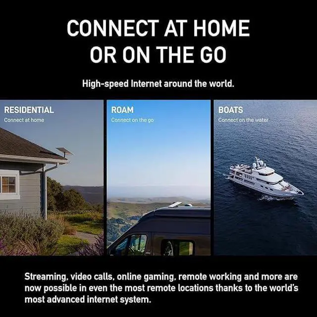 Alt view image 3 of 5 - SpaceX Starlink Mini Kit  4th Gen Portable Satellite Internet Antenna with Integrated Wi-Fi Router, DC Power Input, and Free Roam Region Unlock  Ideal for RVs, Camping, and Remote Work