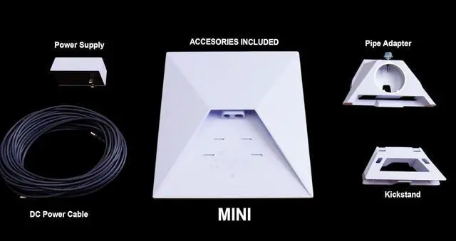 Alt view image 5 of 5 - SpaceX Starlink Mini Kit  4th Gen Portable Satellite Internet Antenna with Integrated Wi-Fi Router, DC Power Input, and Free Roam Region Unlock  Ideal for RVs, Camping, and Remote Work