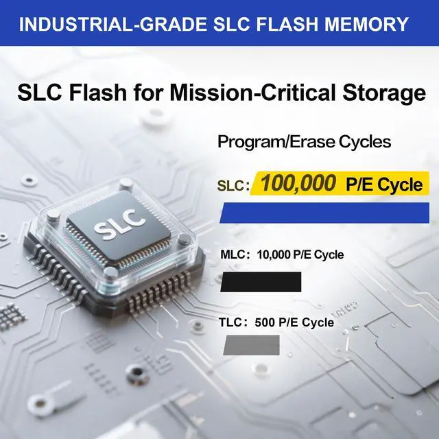 Alt view image 2 of 5 - Dogfish Compact Flash Memory Card 2GB 2 Pack High Performance Industrial CF Type I Card FAT16 for Industrial Equipment and Vintage Digital Cameras