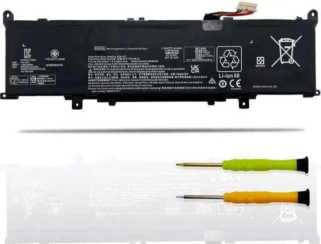 Main image of UGXKNAE RX03XL Laptop Battery Replacement for HP EliteBook 630 640 645 660 G11 ProBook 440 445 460 465 G11 Series HSTNN-WB0H N70706-005 N69453-CF1 TPN-IB1C N69452-171 11.58V 56.04Wh 4646mAh