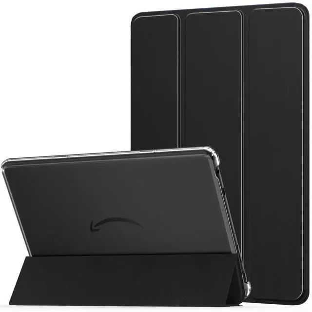 Main image of MoKo Case for All-New Amazon Kindle Fire HD 10 Tablet (13th Generation, 2023 Release) 10.1", PU Leather Trifold Stand Cover for Fire Tablet 10 2023, Auto Wake/Sleep, Black