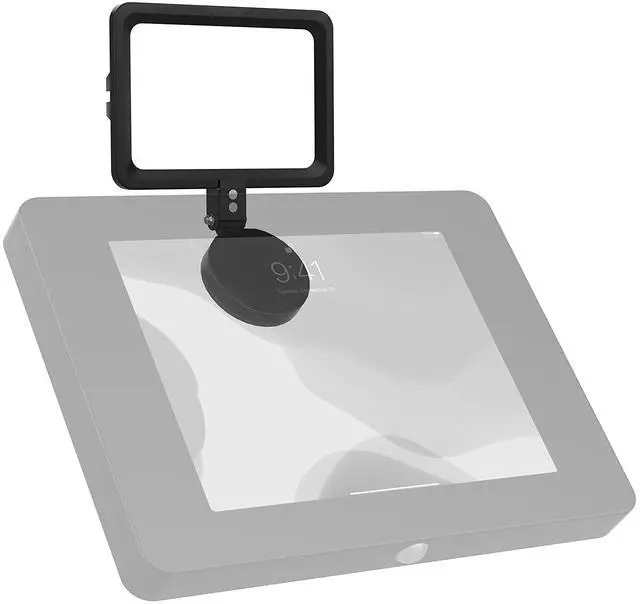 Alt view image 2 of 5 - Add-On Magnetic Light Panel  Add-On CTA Magnetic LED Light Panel for Enhanced Virtual Communication - Compatible with CTA's Premium Locking Enclosures & Other Metal Tablet Cases - White - (ADD-LEDB)