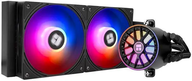 Main image of Thermalrlght Aqua Elite 240 V6 ARGB Black Liquid CPU Cooler-240mm AIO,PWM Pump,for AM4/AM5, Intel LGA1851/1700,Direct Motherboard Connection
