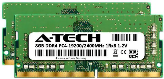 Alt view image 2 of 5 - A-Tech 16GB (2x8GB) RAM Replacement for CT2K8G4SFS824A | DDR4 2400MHz PC4-19200 (PC4-2400T) CL17 SODIMM 1Rx8 1.2V Non-ECC SO-DIMM 260-Pin Laptop, Notebook Memory Modules