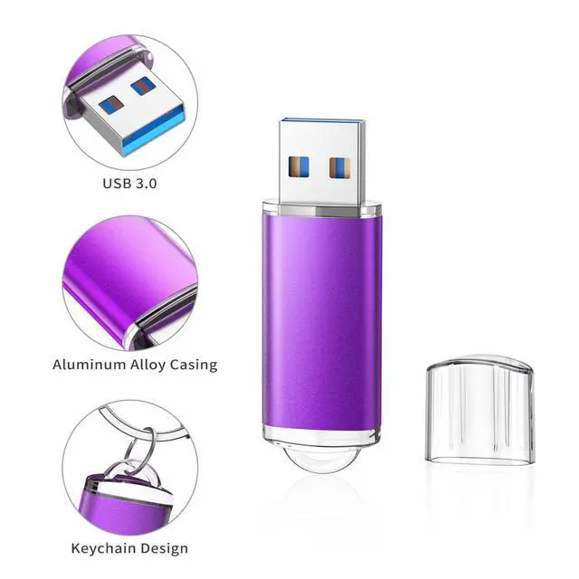 Alt view image 5 of 5 - K&ZZ 32 GB Flash Drive 5 Pack USB Flash Drives 3.0 USB Drive 32GB 3.0 Thumb Drive with LED Indicator 32G Memory Stick Pen Drives USB Storage Multipack