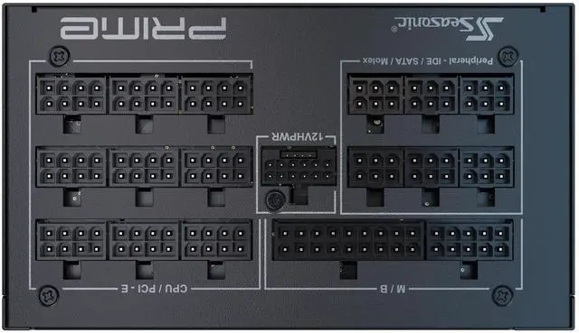Alt view image 3 of 5 - Seasonic Prime TX-1300 | 1300W | 80+ Titanium| ATX 3.0 & PCIe 5.0 Ready| Full Modular | ATX Form Factor | Premium Japanese Capacitor | Nvidia RTX 30/40 Super & AMD GPU Compatible (Ref. SSR-1300TR2)