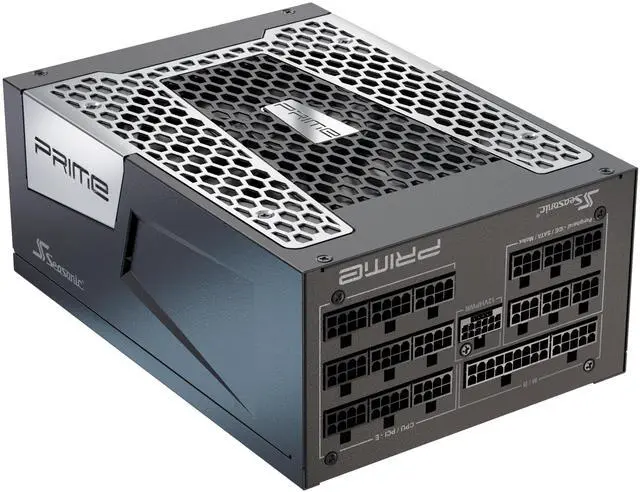 Alt view image 4 of 5 - Seasonic Prime TX-1300 | 1300W | 80+ Titanium| ATX 3.0 & PCIe 5.0 Ready| Full Modular | ATX Form Factor | Premium Japanese Capacitor | Nvidia RTX 30/40 Super & AMD GPU Compatible (Ref. SSR-1300TR2)