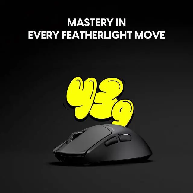 Alt view image 3 of 5 - Pulsar Gaming Gears X3 Crazylight Wireless Gaming Mouse, Ultra Lightweight 1.51 oz (43g), Hybrid Ergonomic, Optical Switch, 32000 DPI, 750 IPS, XS-1 Sensor, 8k Compatible (Jet Black)