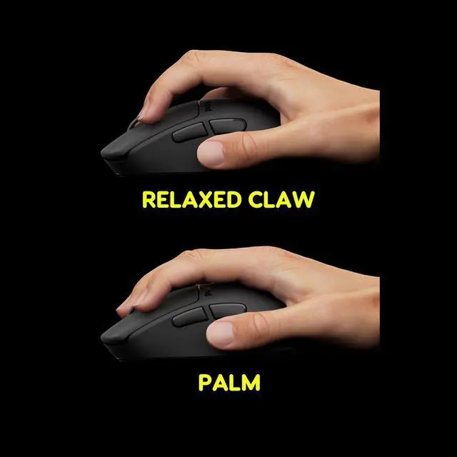 Alt view image 4 of 5 - Pulsar Gaming Gears X3 Crazylight Wireless Gaming Mouse, Ultra Lightweight 1.51 oz (43g), Hybrid Ergonomic, Optical Switch, 32000 DPI, 750 IPS, XS-1 Sensor, 8k Compatible (Jet Black)