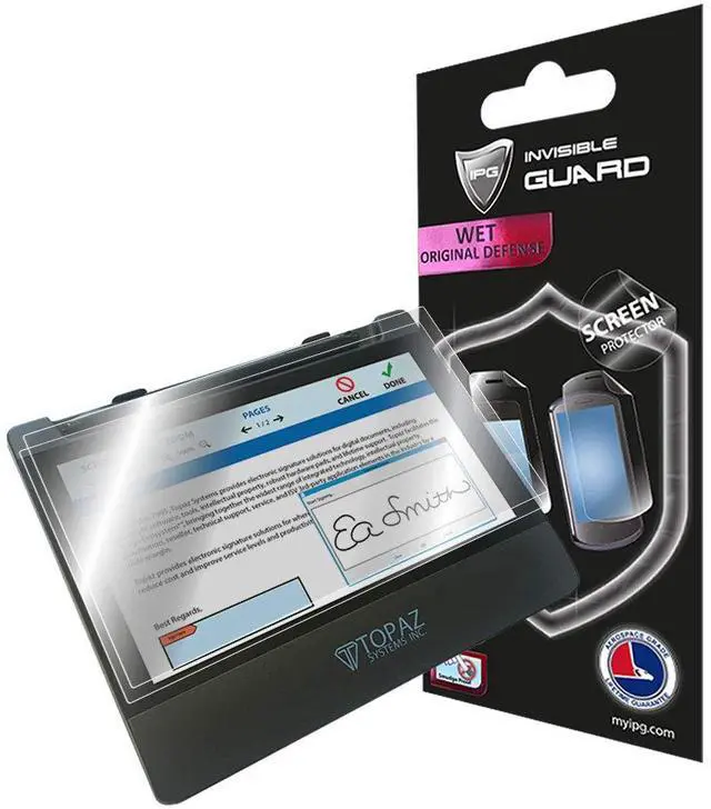 Main image of IPG For Topaz signature GemView 7" Tablet Display TD-LBK070VA USB-R (SC) (2X) Screen Protection Screen Protector Invisible Ultra HD Clear Film