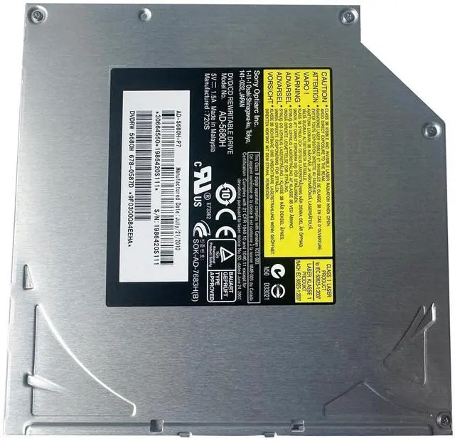 Main image of JOYIN-BURN 12.7mm SATA Slot Load New 8X DVD DL Superdrive 678-0587F Slot Load AD-5680H GA32N SATA for Apple iMac Mac Mini