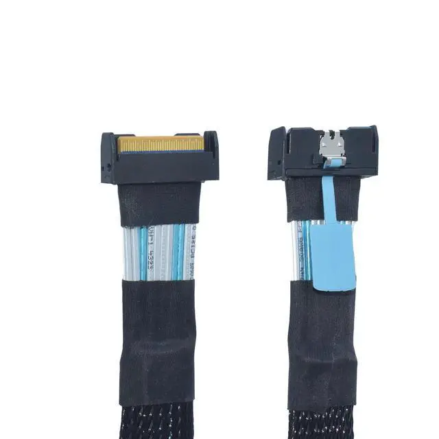 Alt view image 3 of 5 - LetLinkSo PCIe Gen5 MCIO 8i Cable, MCIO x8 to MCIO x8 Cable, 2.6 feet (80 cm)