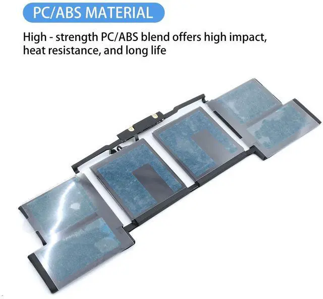 Alt view image 5 of 5 - BrillanteVolt A1820 A1707 Battery for MacBook Pro 15" (Late 2016, Mid 2017) Touch Bar EMC 3072 EMC 3162 MLH32 MLH42 MLW72 MLW82 MPTR2 MPTT2 MLH52 MLW92 MPTU2 MPTV2 MPTW2 MPTX2