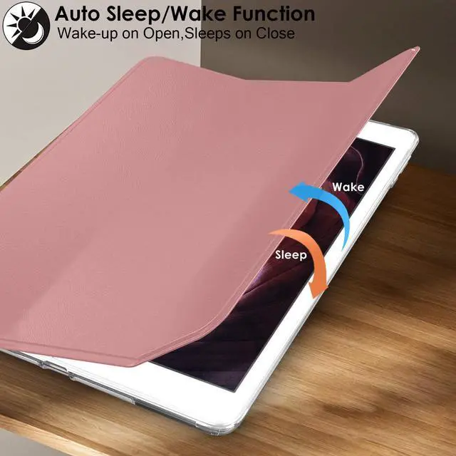 Alt view image 4 of 5 - DuraSafe Cases for iPad 2016 Pro 9.7 inch Shockproof Cover A1673 MLMP2LL/A MM172LL/A MLMN2LL/A MLMQ2LL/A A1674 A1675 MLMW2LL/A MLMX2LL/A MM192LL/A MLMV2LL/A MLN02LL/A MLMY2LL/A MLN12LL/A - Rose Gold