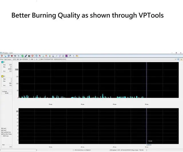 Alt view image 5 of 5 - Optical Quantum Blue AZO CD-R 700MB 52X Recordable Media Disc for Data and Music 100pk Spindle Frustration Free Box