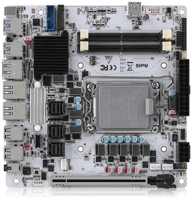 Main image of Q670 NAS Motherboard ITX Firewall Mainboard for 12/13/14th Gen LGA1700 2*DDR5 2 * 2.5G LAN 1*PCIE5.0x16 Max 8*SATA 6*M.2 NVMe 2X Intel 2.5G Network Port (Motherboard)