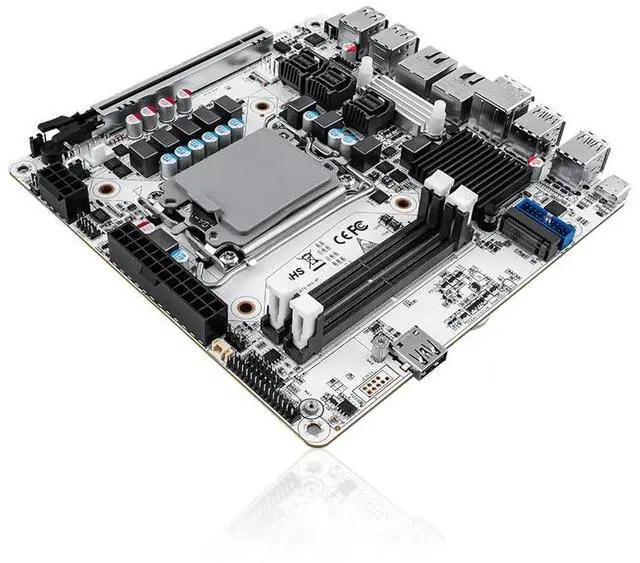 Alt view image 3 of 5 - Q670 NAS Motherboard ITX Firewall Mainboard for 12/13/14th Gen LGA1700 2*DDR5 2 * 2.5G LAN 1*PCIE5.0x16 Max 8*SATA 6*M.2 NVMe 2X Intel 2.5G Network Port (Motherboard)