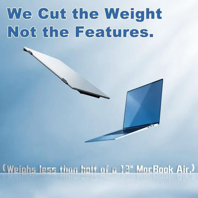 Alt view image 2 of 5 - Teamgee Laptop Screen Extender, 14" FHD 1080P Portable Monitor, Ultra-Thin & Lightweight Second Display for Travel, Work, and Gaming, Plug & Play for Mac/Windows/Android/Dex