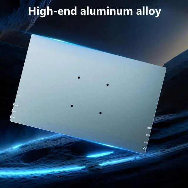 Alt view image 5 of 5 - Jhcztrk Touchscreen Portable Monitor, 16 Inch 1920x1200 Full HD Portable Gaming Monitor HDR, HDMI USB C External Monitor, Suitable for Laptops Xbox Switch with Smart Cover and Storage Bag