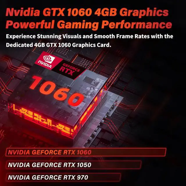 Alt view image 5 of 5 - Rumtuk Ultra-Slim 15.6'' FHD Gaming Laptop, in tel N95, Nvidia GTX 1060 4GB,16GB RAM 512GB SSD, Win 11 Pro  High-Performance Notebook with HDMI, Type-C, RJ45 Ethernet, Wi-Fi, Backlit KB,Fingerprint