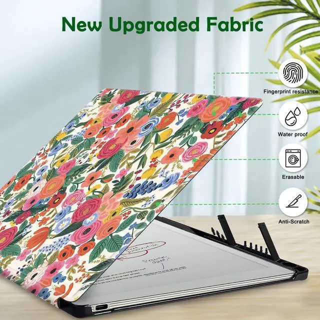Alt view image 4 of 5 - Aippdo Case for Remarkable Paper Pro Tablet 11.8" (Released in 2024), Hard Back Shell Protective Book Folio Cover with Built-in Pen Holder, with Auto Sleep/Wake Function.