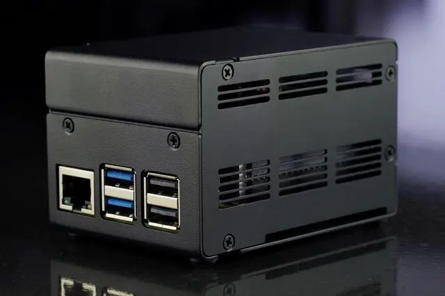 Alt view image 3 of 5 - KKSB Case for Raspberry Pi 5 - Compatible with Pi DAC+ & Pro, Supports IQaudio DAC+