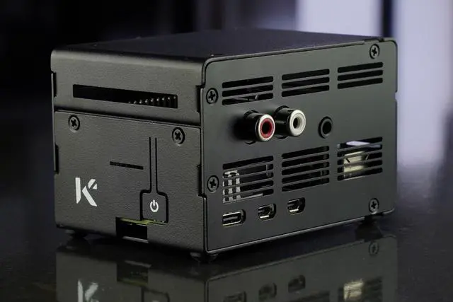 Alt view image 4 of 5 - KKSB Case for Raspberry Pi 5 - Compatible with Pi DAC+ & Pro, Supports IQaudio DAC+