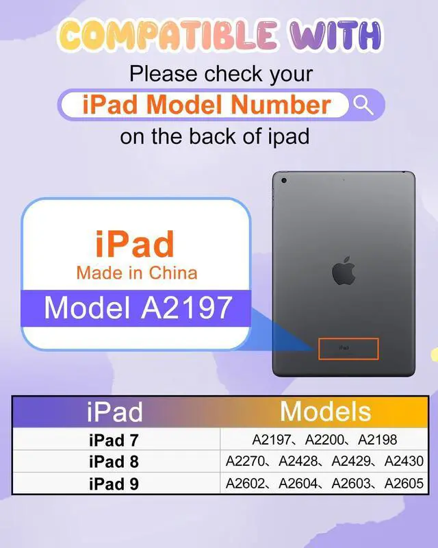 Alt view image 2 of 4 - Lotadilo Cute Case for iPad 9th/8th/7th Generation - Silicone 3D Design for Girls Women Girly Kawaii Funny Cartoon Soft Stand for iPad Case 9th/8th/7th Generation with Lanyard 10.2 Inch,Red Maliao