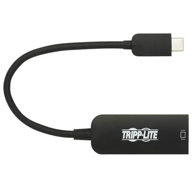 Alt view image 4 of 5 - Tripp Lite USB-C to DisplayPort Adapter Cable, Thunderbolt 3 Compatible Cable Adapter USB C to DP (M/F), DisplayPort DP 1.4, 8K UHD, HDR, 6 in. (U444-06N-DP8B)