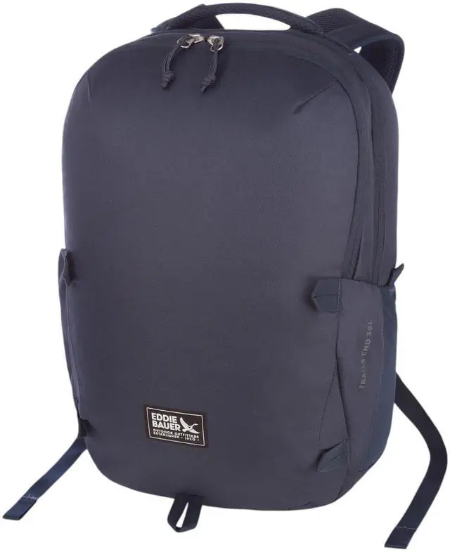 Alt view image 3 of 5 - Eddie Bauer Trail Ends Backpack 28L | Laptop Sleeve | Everyday Carry | Travel | Work | Commuting | Stretch Side Pockets | Padded Shoulder Straps | Mesh Back - Brook