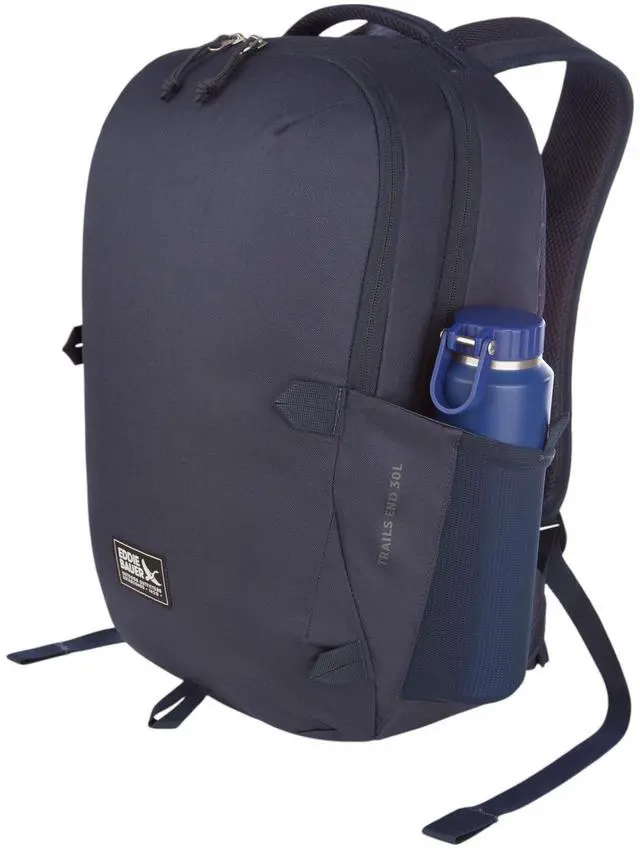 Alt view image 4 of 5 - Eddie Bauer Trail Ends Backpack 28L | Laptop Sleeve | Everyday Carry | Travel | Work | Commuting | Stretch Side Pockets | Padded Shoulder Straps | Mesh Back - Brook
