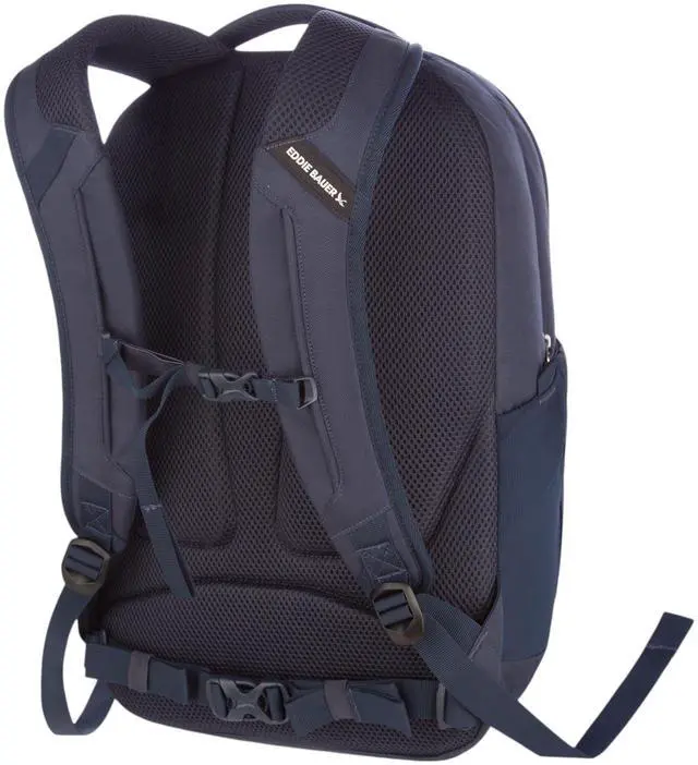 Alt view image 5 of 5 - Eddie Bauer Trail Ends Backpack 28L | Laptop Sleeve | Everyday Carry | Travel | Work | Commuting | Stretch Side Pockets | Padded Shoulder Straps | Mesh Back - Brook