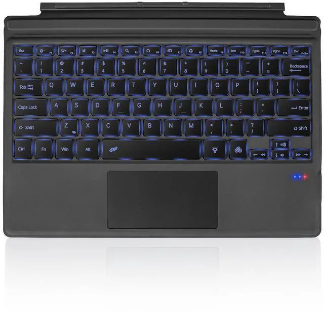 Main image of Sunnymark Surface Pro 7 Keyboard, 7 Color Backlight Wireless Keyboard for Microsoft SurfacePro 7+/6/5/4/3 Type Cover, Ultra-Slim Design with Strong Magnetic Attachment