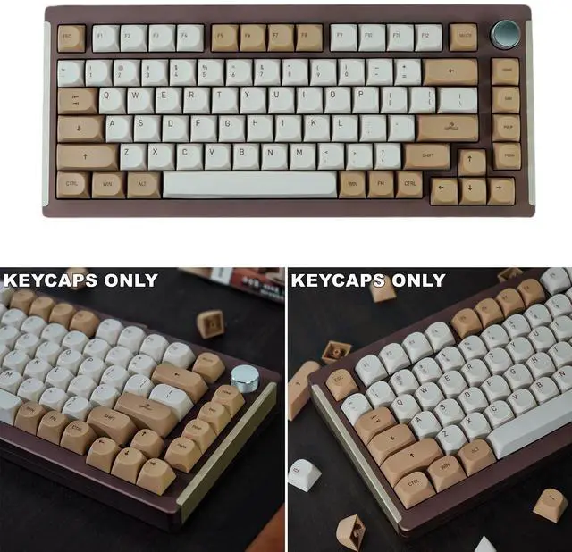 Alt view image 2 of 5 - YUNLEI 119Keys PBT DyeSublimation Keycaps Tiramisu Keycap MAProfile DYE-SUB Keycap for Mechanical Keyboards MAProfile Keycap